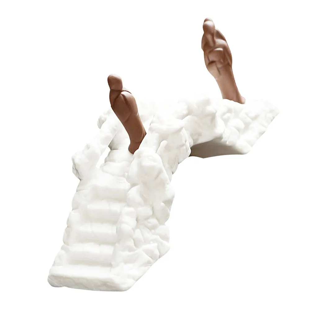 

1Pcs Ceramic Arch Bridge Vivid Retro Ornament Fish Tank Decor Microlandscape Bonsai Home Office Micro Landscape