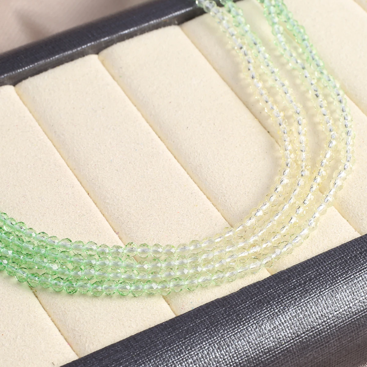 Faceted Natural Spinel Stone Beads Round Shape Section Beads for Jewelry Making DIY Bracelet Necklace Accessories Size 2/3mm