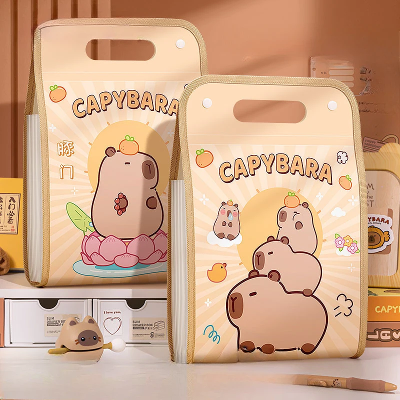 

Ручная папка Capibala, сумка для хранения экзаменационной бумаги, сумка для документов формата А4, сумка для органов, зажим большой емкости, зажим для классификации предметов