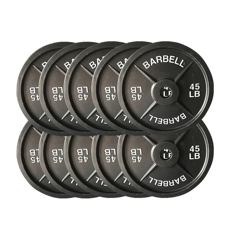 Wholesale Custom Logo Cast Iron Standard Weight Plates Pounds Weight Lifting