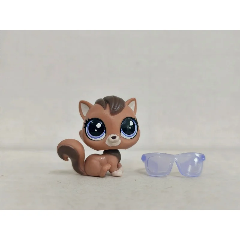 LPS 피규어 브라운 스위트리 간샤 # 202 액세서리 포함 Littlest Pet Shop 장난감