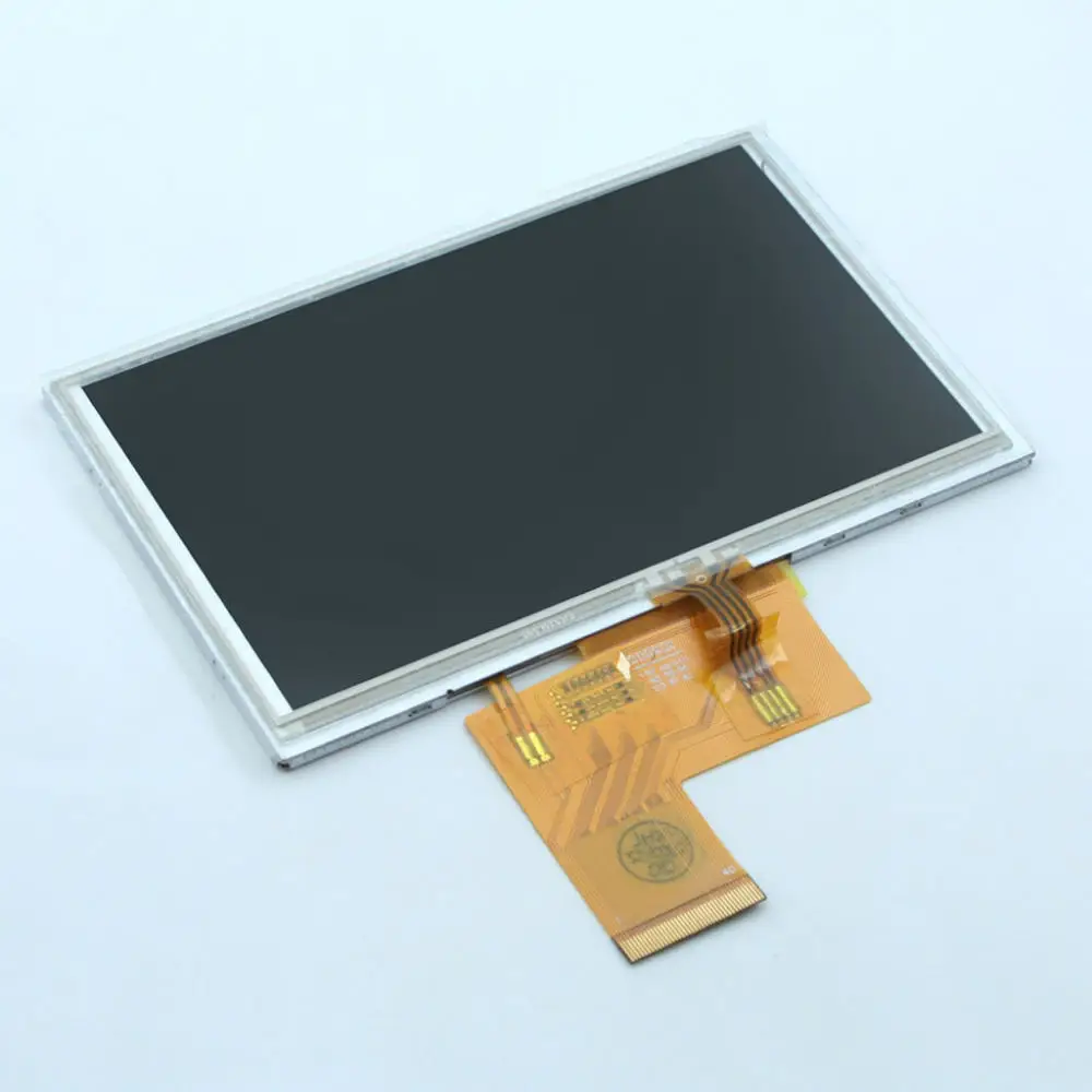 Resistive Touch Display Module 5 Inch IPS 800x480 High Brightness 1000 Nits TTL 40 Pin Interface Industrial Electronics