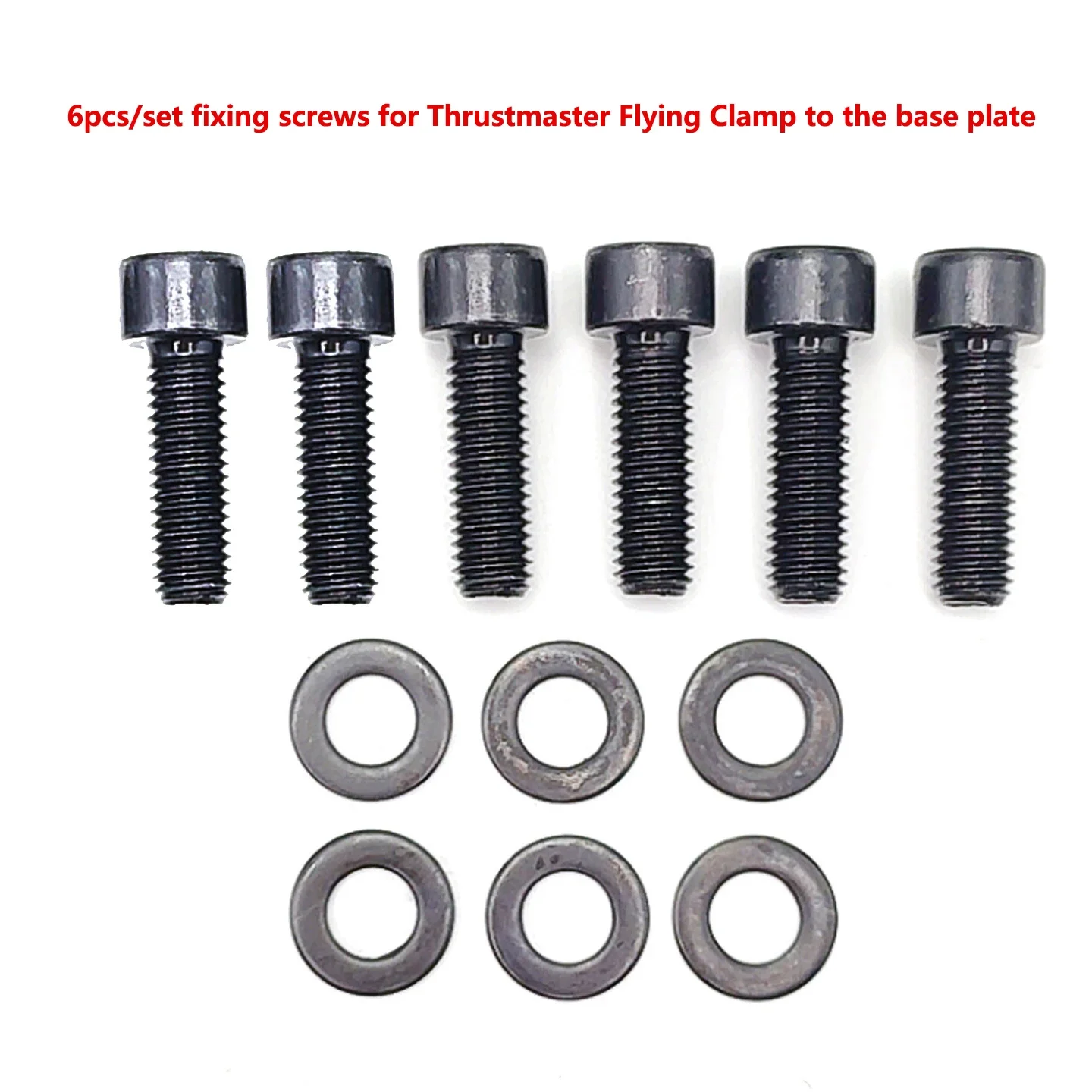 

6pcs Fixing Screws for Thrustmaster Flying Clamp to the Base Plate Replacement