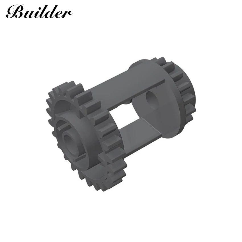 Wenig Builder 6573 MOC Technologie Teil 5 stücke Getriebe Differential Gebäude Block DIY Creative Baut Partikel Spielzeug für Kinder