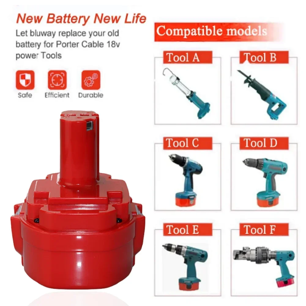 PA18 18 فولت 12800 مللي أمبير ni-mh/Ni-CD أدوات كهربائية لاسلكية بطارية قابلة للشحن لماكيتا 4334D 6343D 8443D 1822 1823 1834 1833 1835 #6