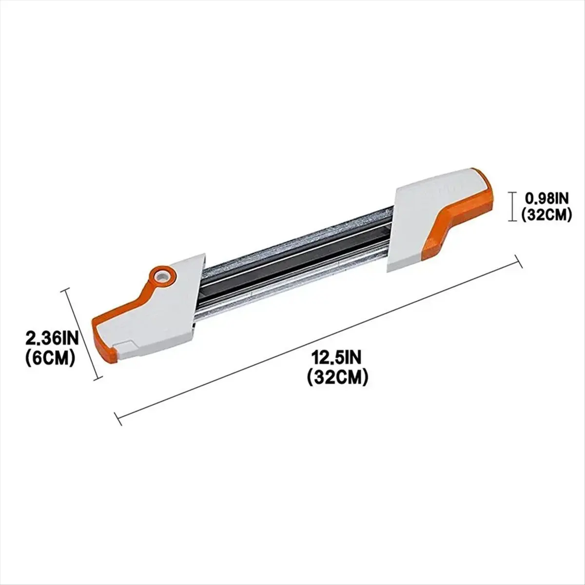 A95G 2 in 1 Chainsaw Chain Sharpener Chain File Sharpener 4.8mm Rubbing Wood Teeth Manual Chain Grinding File Sharpener Tool
