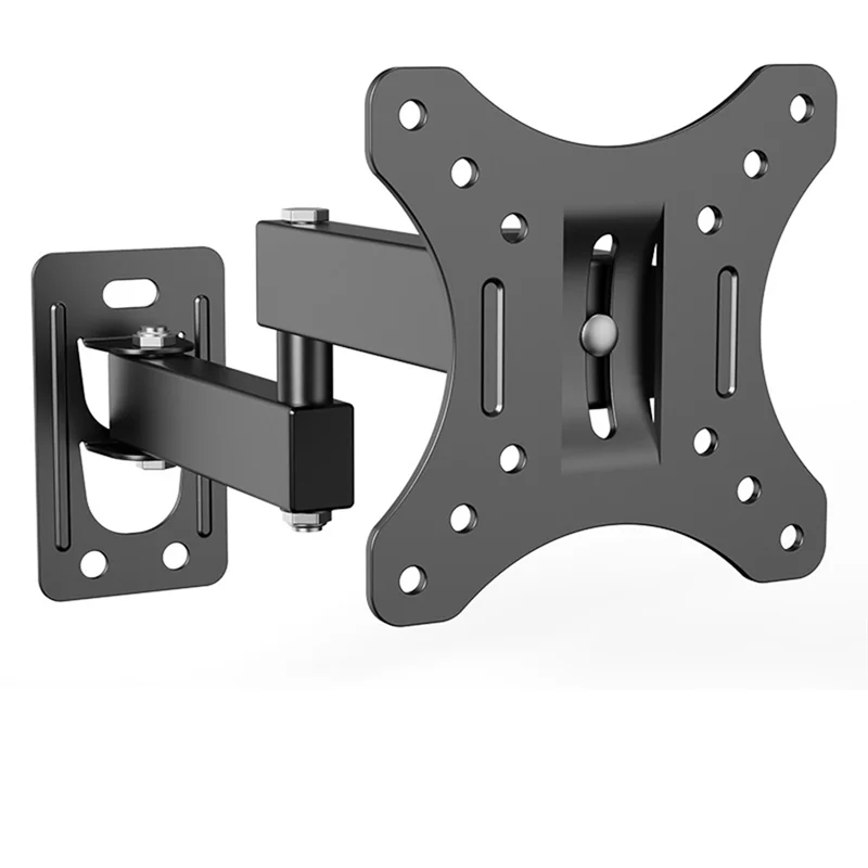 DIGIT-Full Motion Corner TV Holder Wall Mount Bracket Adjustable Support Stand For 10-32 Inch TV Swivel Tilts Monitor