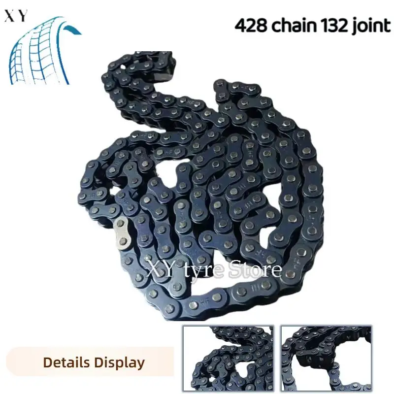 

High-Quality 428LT 132JH102L/104L/108/112/116/118 Chain Metal Components for Motorcycle, ATV, 4-Pit Off-Road Bikes & Karts
