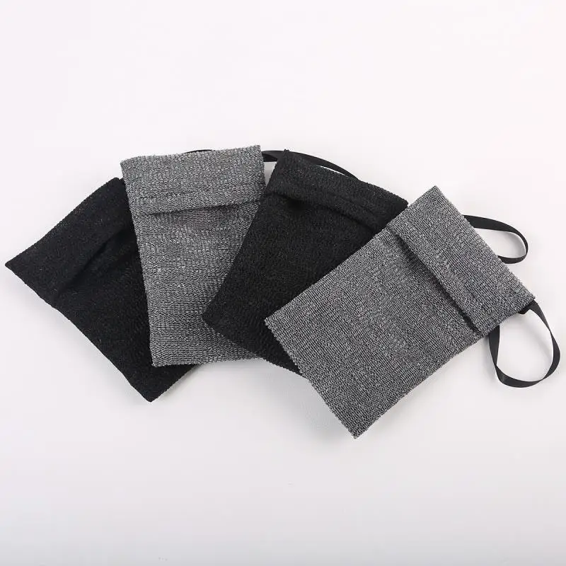 

2Pcs Bath Cleansing Foaming Net Double-layer Thickened Soap Bag Body Exfoliating Scrubber Sponges Bathroom Nylon Soap Pocket