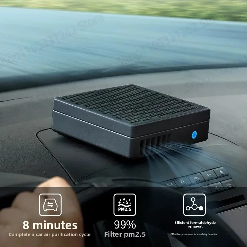 Broad Car/desktop Air Purifier Remove Formaldehyde Odor and PM2.5 Car Exhaust Car Lung Protection FC3