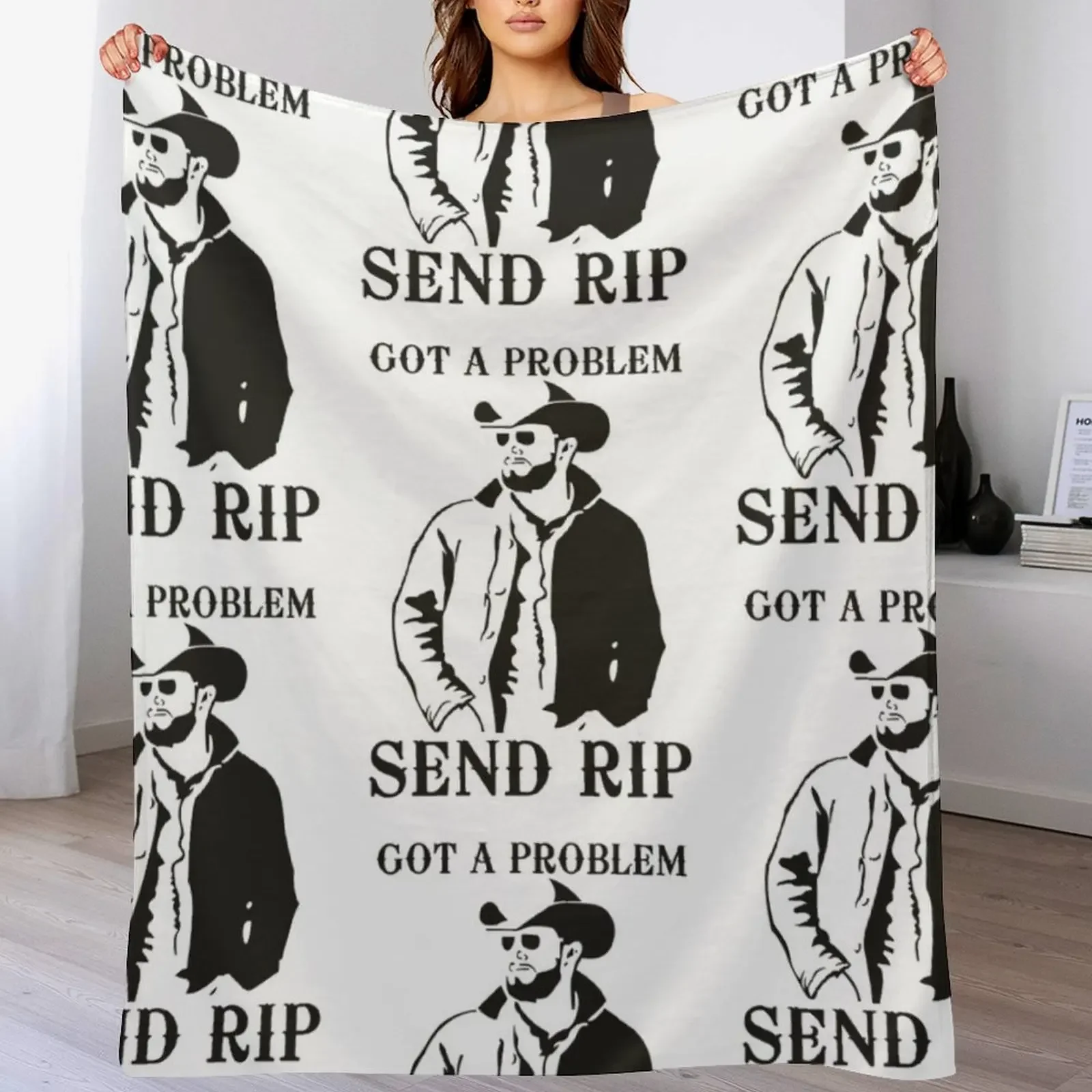 

Rip Wheeler Throw Blanket Camping Comforter christmas decoration Summer Beddings Blankets