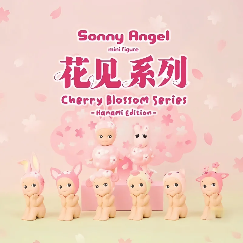 In Stock Sonny Angel Cherry Blossom Series Blind Box Toy Hanami Edition Collectible Mini Figure Desktop Decor Kids Birthday Gift