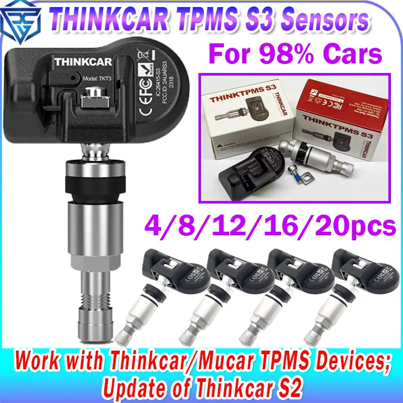

Thinkcar S3 2in1 Tpms Sensor 315Mhz 433Mhz S 3 Universal Sensor Automotive Mechanical Workshop Tools Tpms Program S 3 Sensor