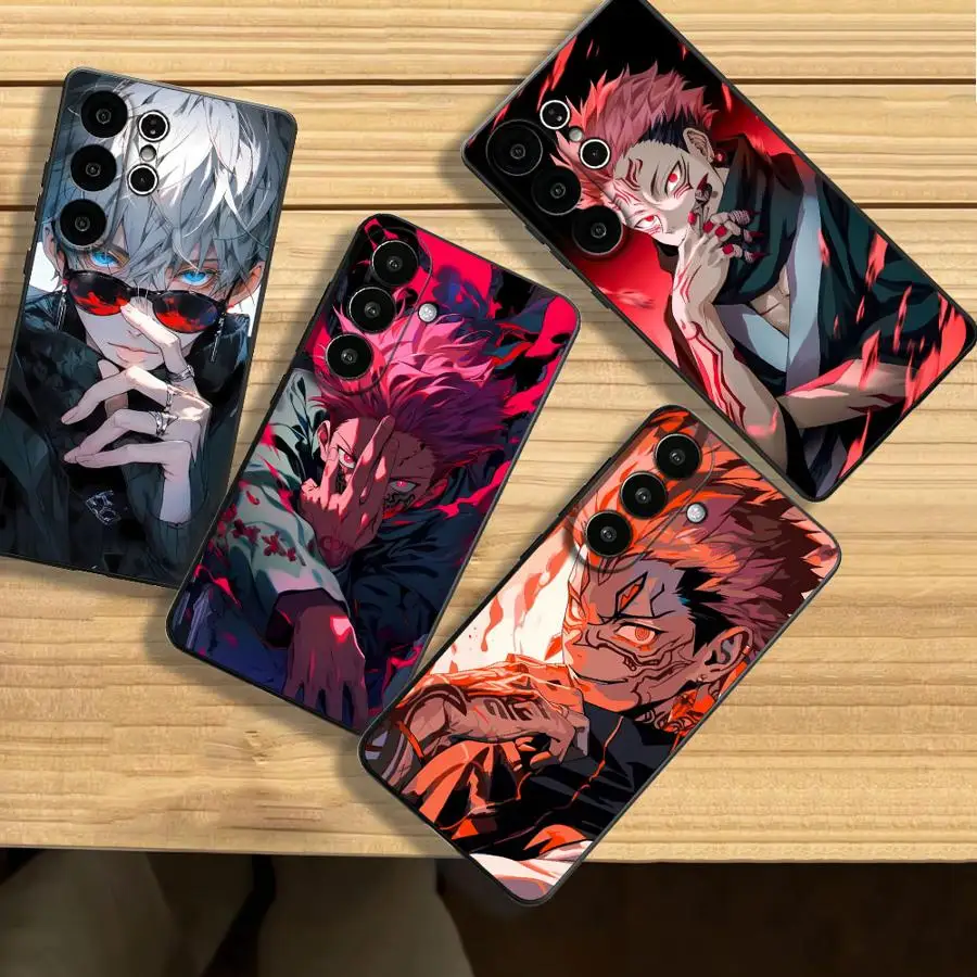 Jujutsu Anime Kaisen Case for Samsung Galaxy S26 Ultra S20 S26+ S23 S10 S9 S25 Plus S25+ S21 FE S24 Note 20 8 9 10 Phone Cover
