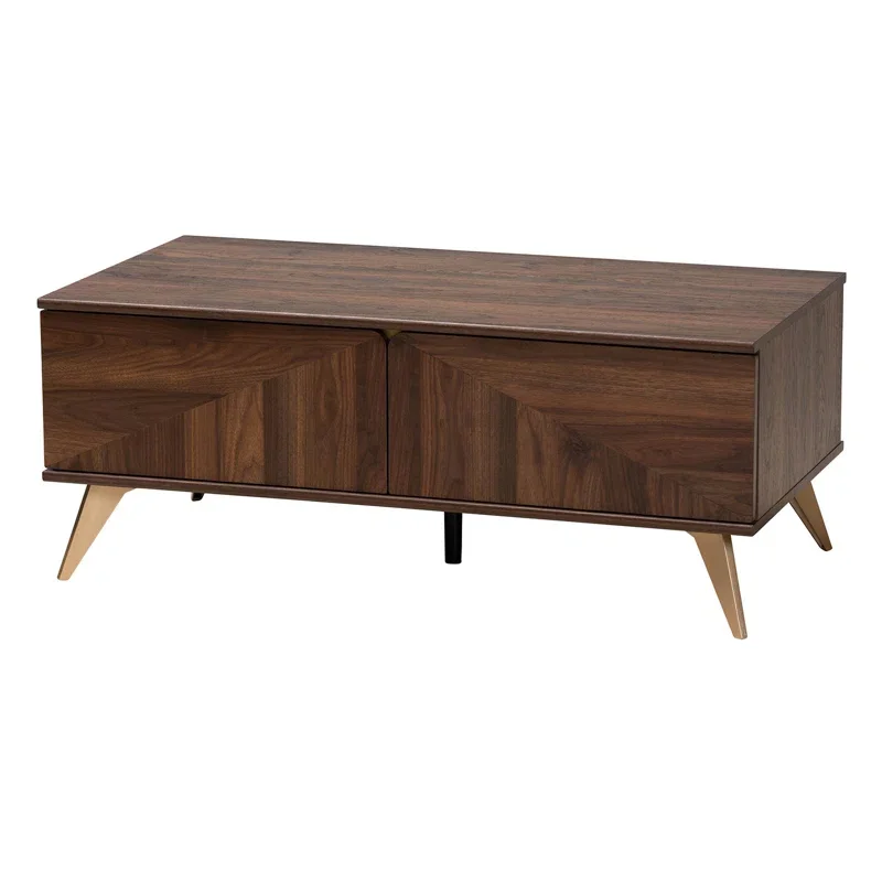 

Großhandel Mid Century Modern Walnut Brown Holz Couch Tisch Wohnzimmer Minimalist Simple