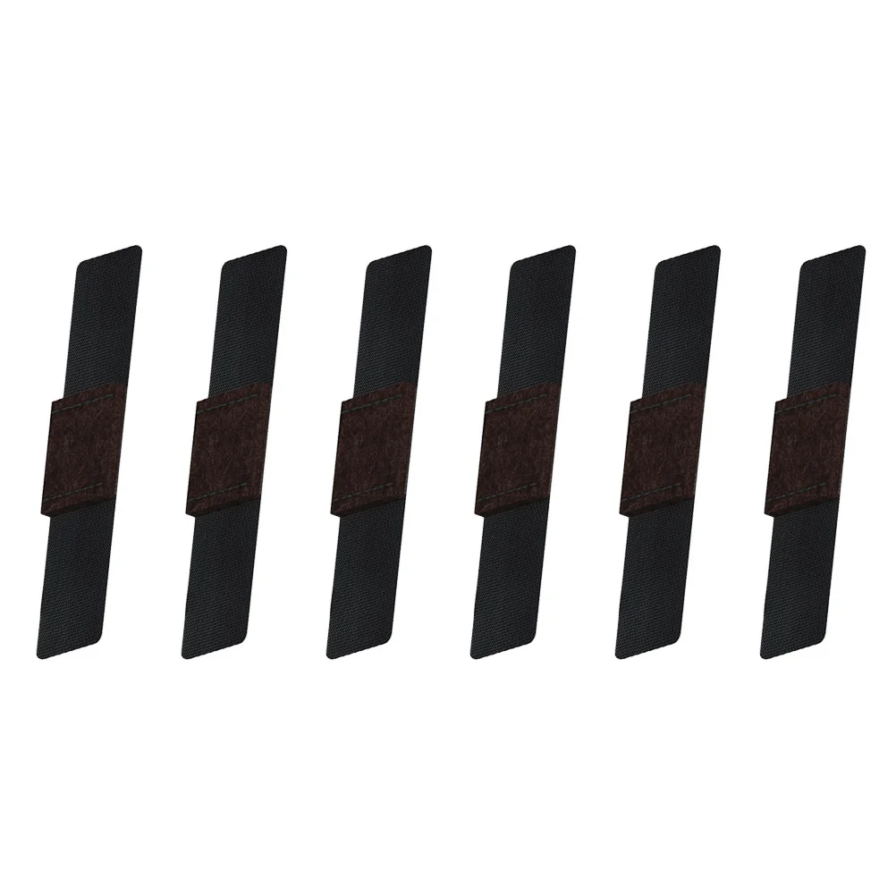 6pcs Felt Pads Hook Loop Floor Protectors For Hardwood Chairs Rocking Chair Leg Covers Wrap Around Furniture Leg Pads Furniture