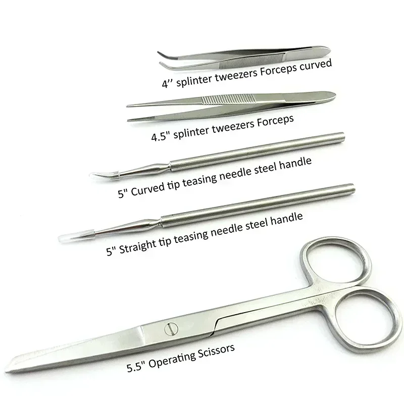 22Pcs/Kit Medical Surgical Students Suture Practice Kit with Surgical Training Kit Dissection Instruments Suture tool
