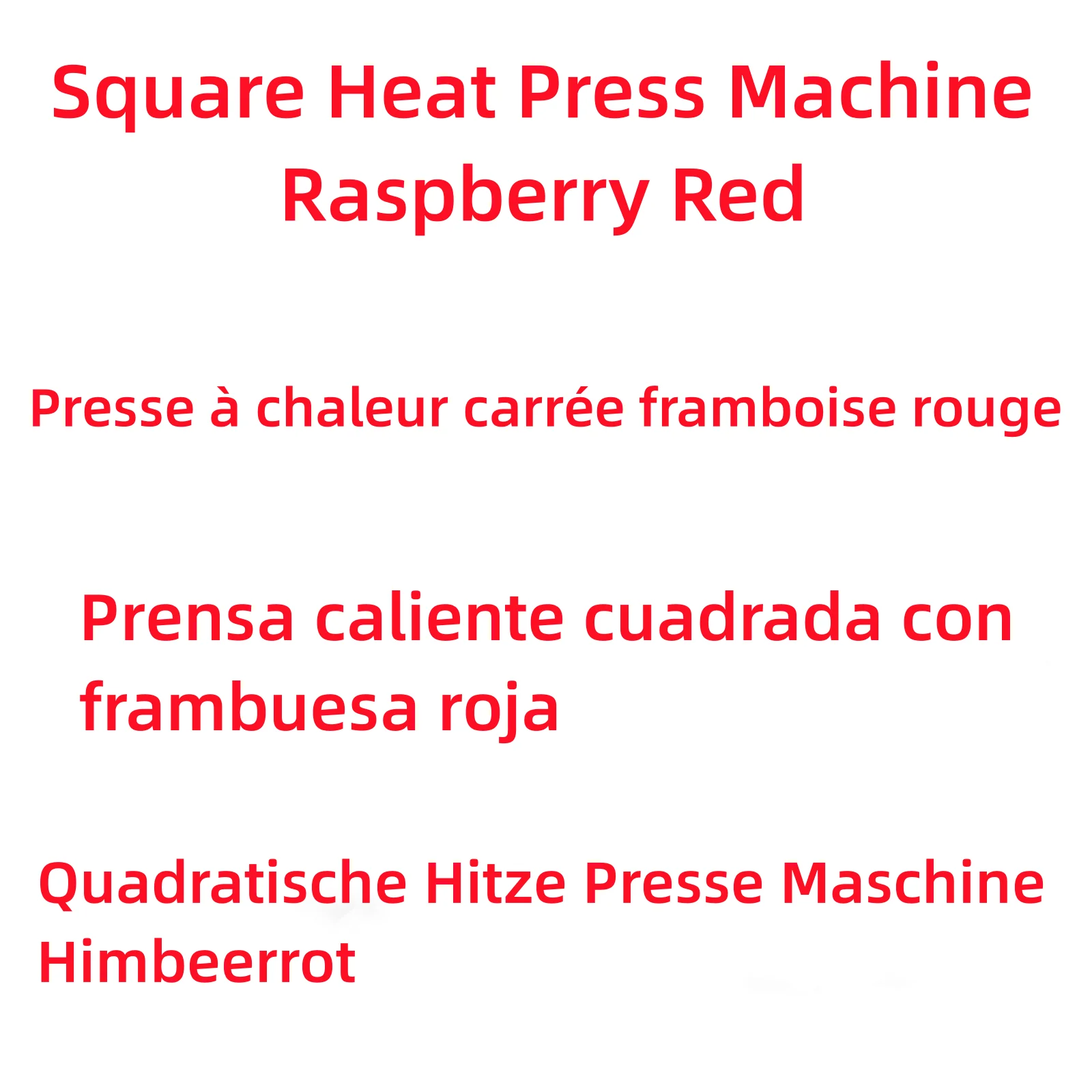 Link with square heat press machine