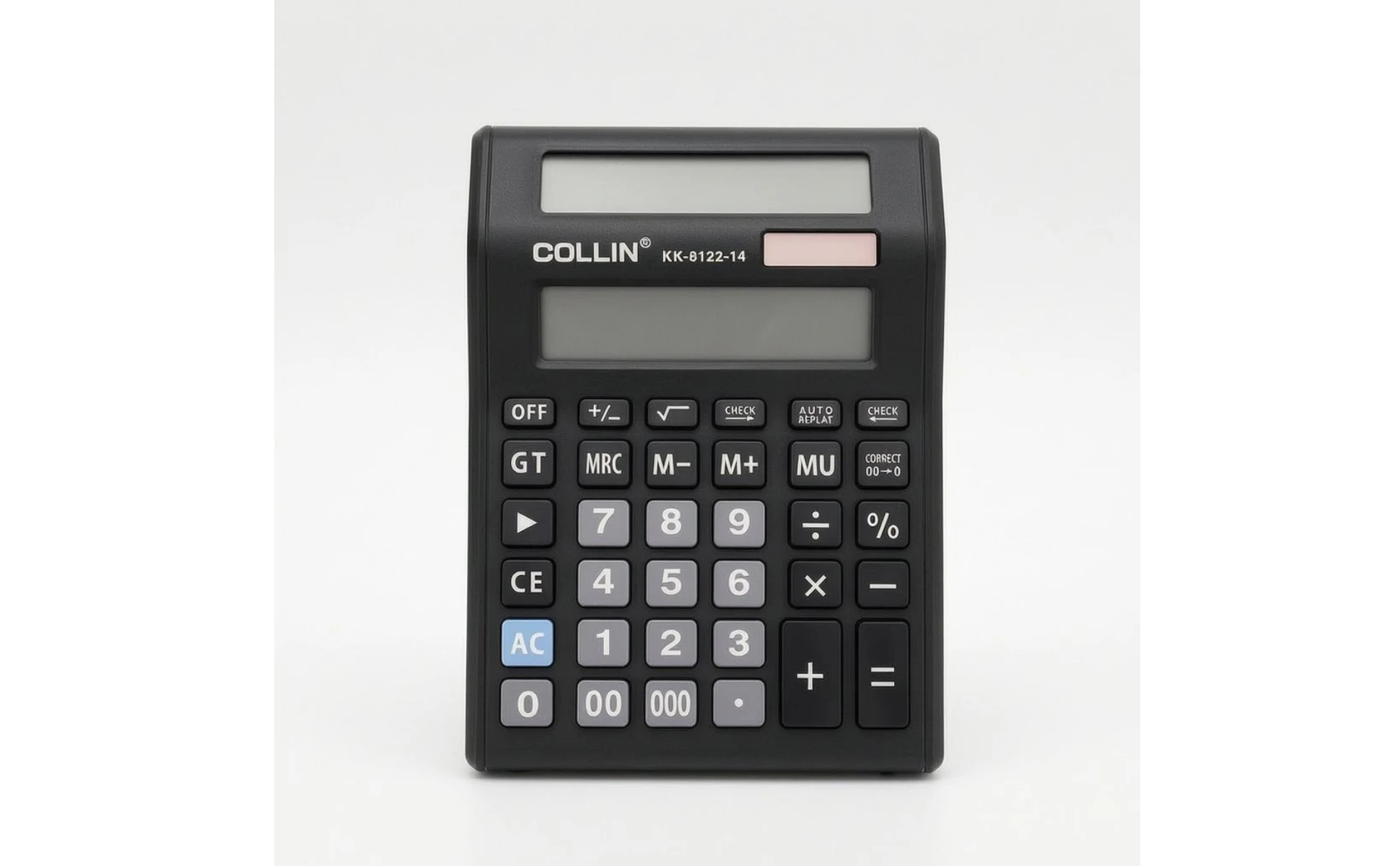 Double Display Calculator Black 14-Digit Calculator for Shop