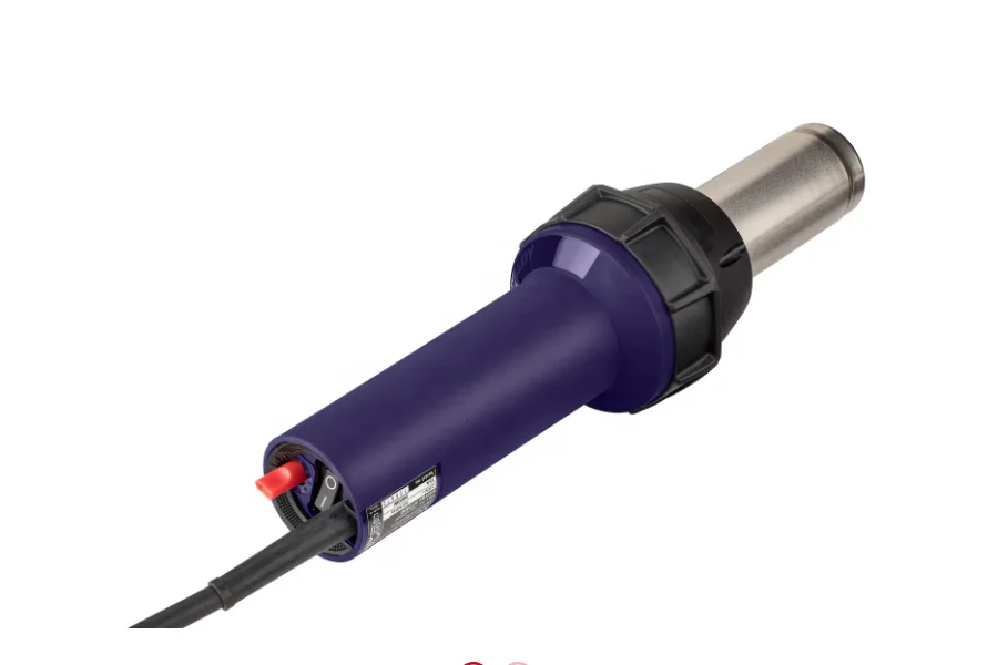 Powerful Weldy heat gun with 3400 W heating power for various plastic shrinking applications Suitable for industrial use