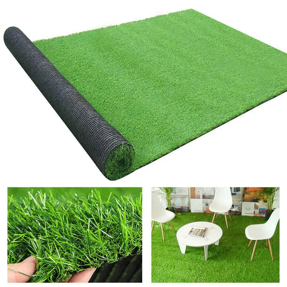 Artificial Grassland Simulation Moss Lawn Turf Fake Green Grass Mat Carpet DIY Micro Landscape Home Floor Decoration