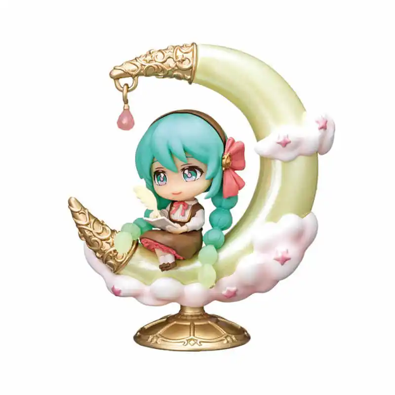 Véritable Hatsune Miku Night Sky Story boîte aveugle modèle fait à la main Placements Animation périphérique Surprise jouet cadeaux d'anniversaire
