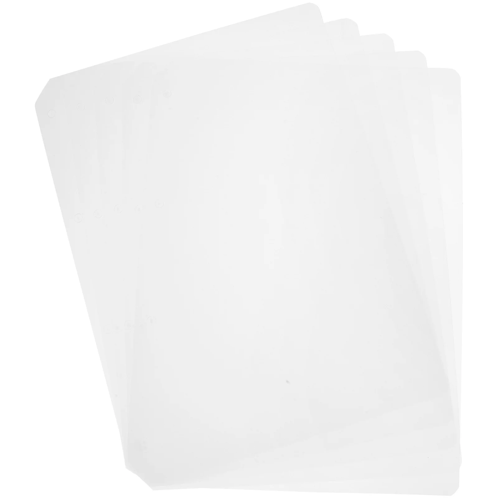 

5Pcs A4 Binder Dividers PP Material Notebook Index Tabs Practical Document Organizer Creative Design Quick Reference