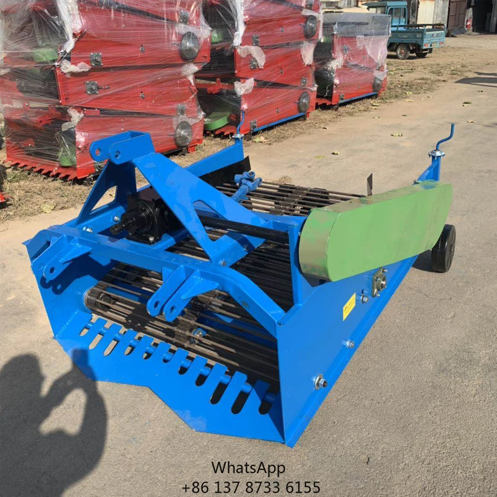 1300mm 3 Point Agricultural Machinery Equipment Belts Mini Single Row Sweet Potato Harvester