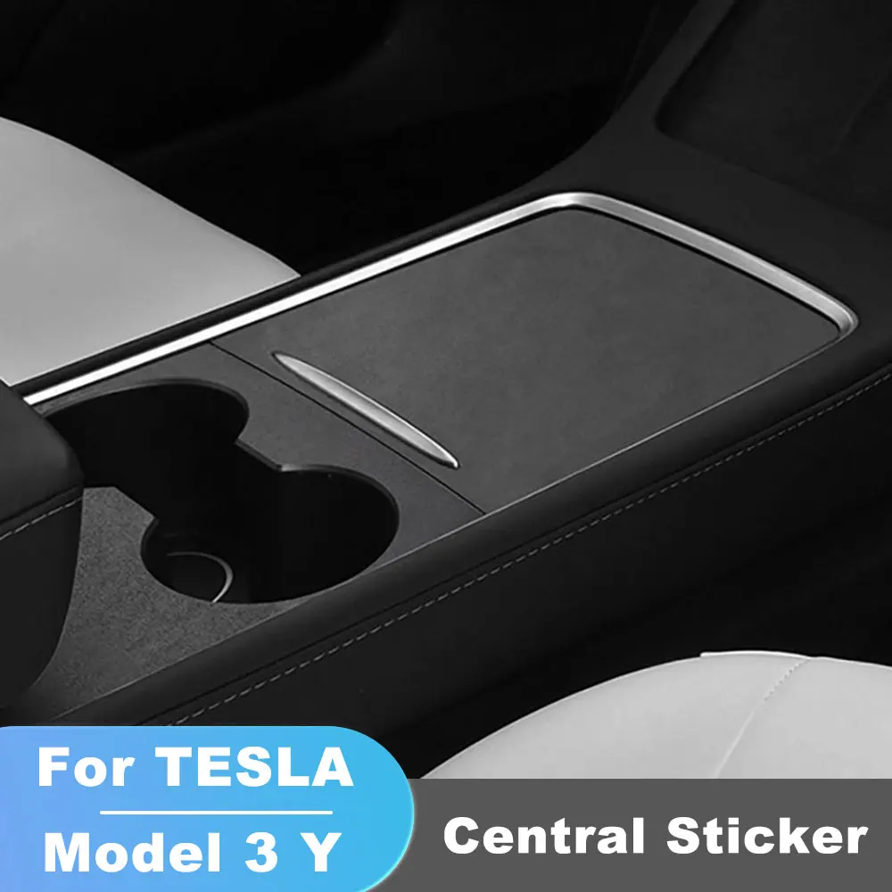 

Car Central Control Panel Sticker For Tesla Model 3 model Y 2021-2023 Center Console Film Interior Trim Decoration Accessories