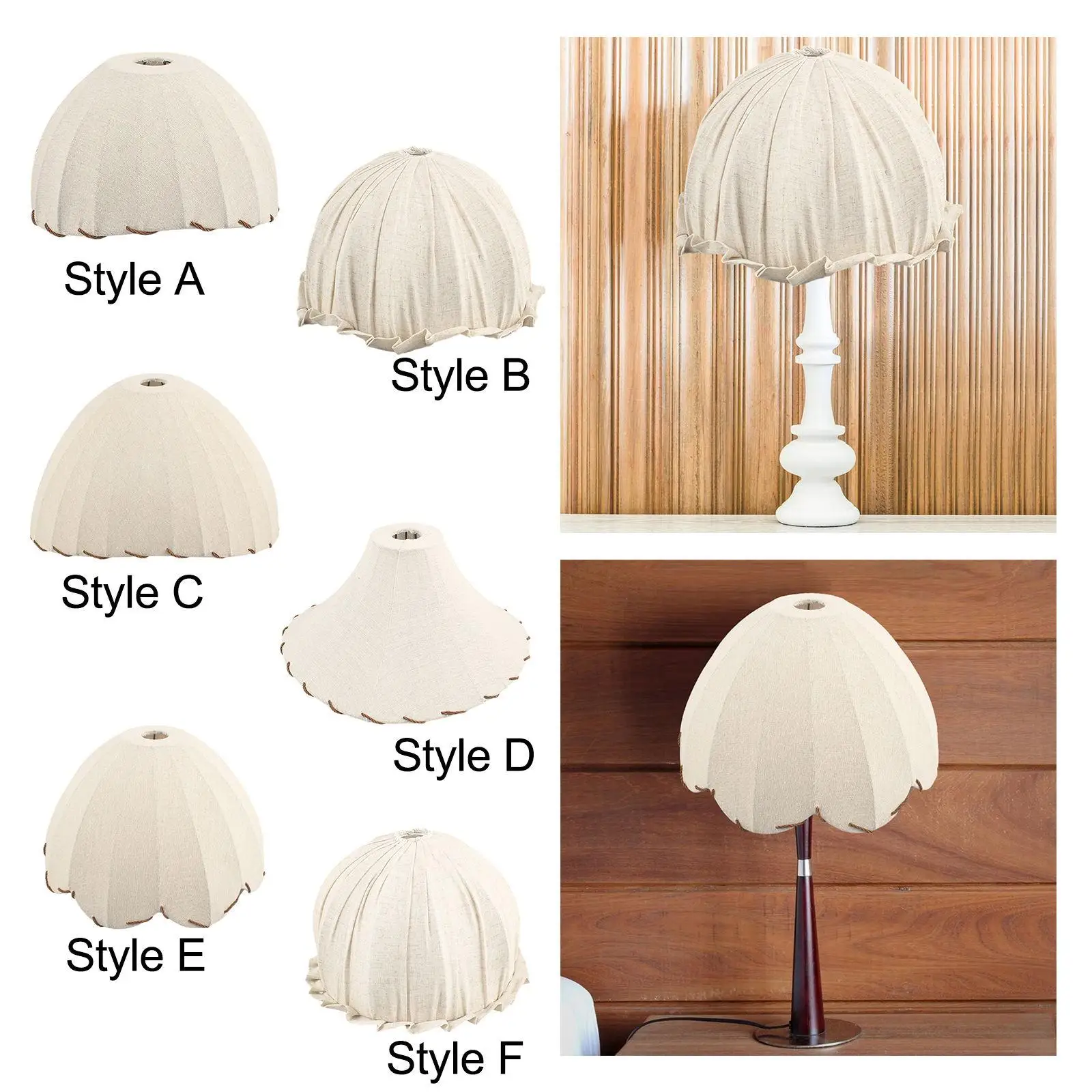 Table Lamp Shade Novelty Desktop Light Shade for Hotel Cafe Living Room