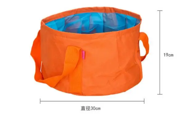 12L 20L Portable Bucket Water Storage Bag Storage Bag Waterproof Water Bag Fishing Folding Bucket