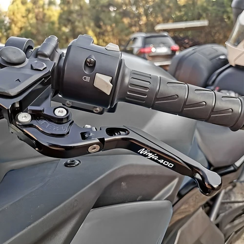 Imagen 2 del producto Para Kawasaki NINJA 400 2014-2024 Ninja400 Z400 juego de palanca de embrague de freno palanca de embrague de freno palanca plegable ajustable para motocicleta 