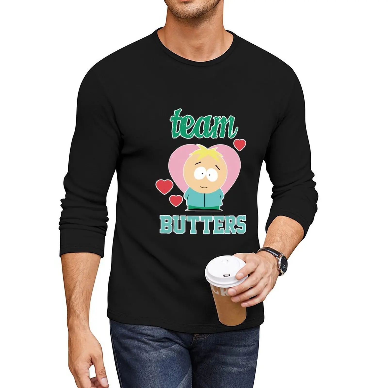 

SOUTH PARK TEAM BUTTERS UNISEX Long T-Shirt sublime t shirt quick drying shirt man funny mens vintage shirts