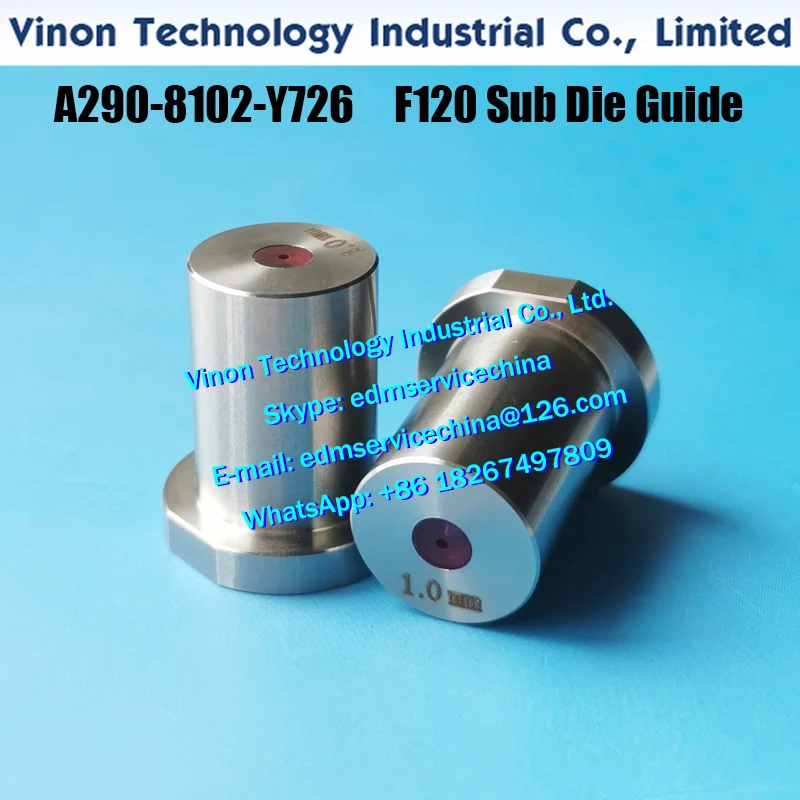 A290-8110-Y726 A290-8102-Y726 edm Sub Die Guide (Ruby) Upper F120 Ø1.0mm, Fan uc A2908110Y726 A2908102Y726