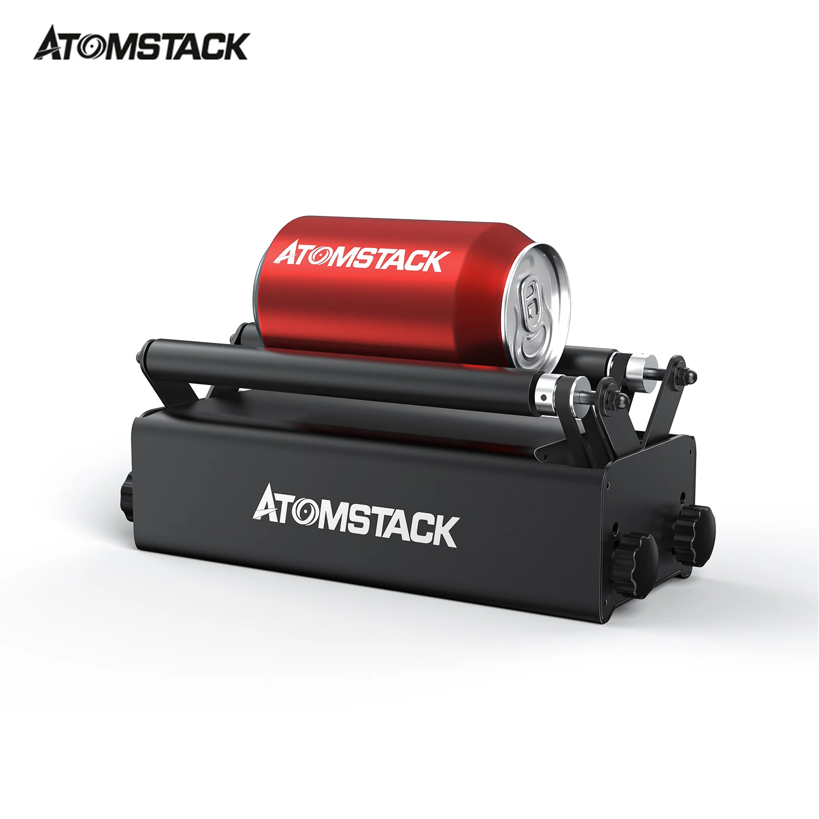 ATOMSTACK R3 Roller for Cylindrical Objects with 360° Rotating Engraving Axis 8 Angle Adjustments Engraving Diameter