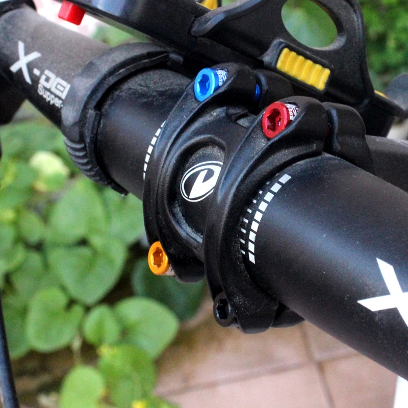 4Pcs Bicycle Handlebar Stem Screw 7075 Aluminum Alloy M5*17MM Mountain Bike Road Bike Fixed Gear Handlebar Stem Screw