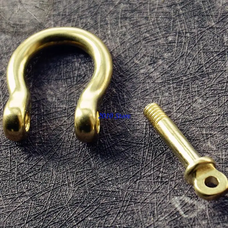 F3MF 5Pcs Brass Closures for Apparel Bags Secure Connectors Metal Locking Crafting Accessories