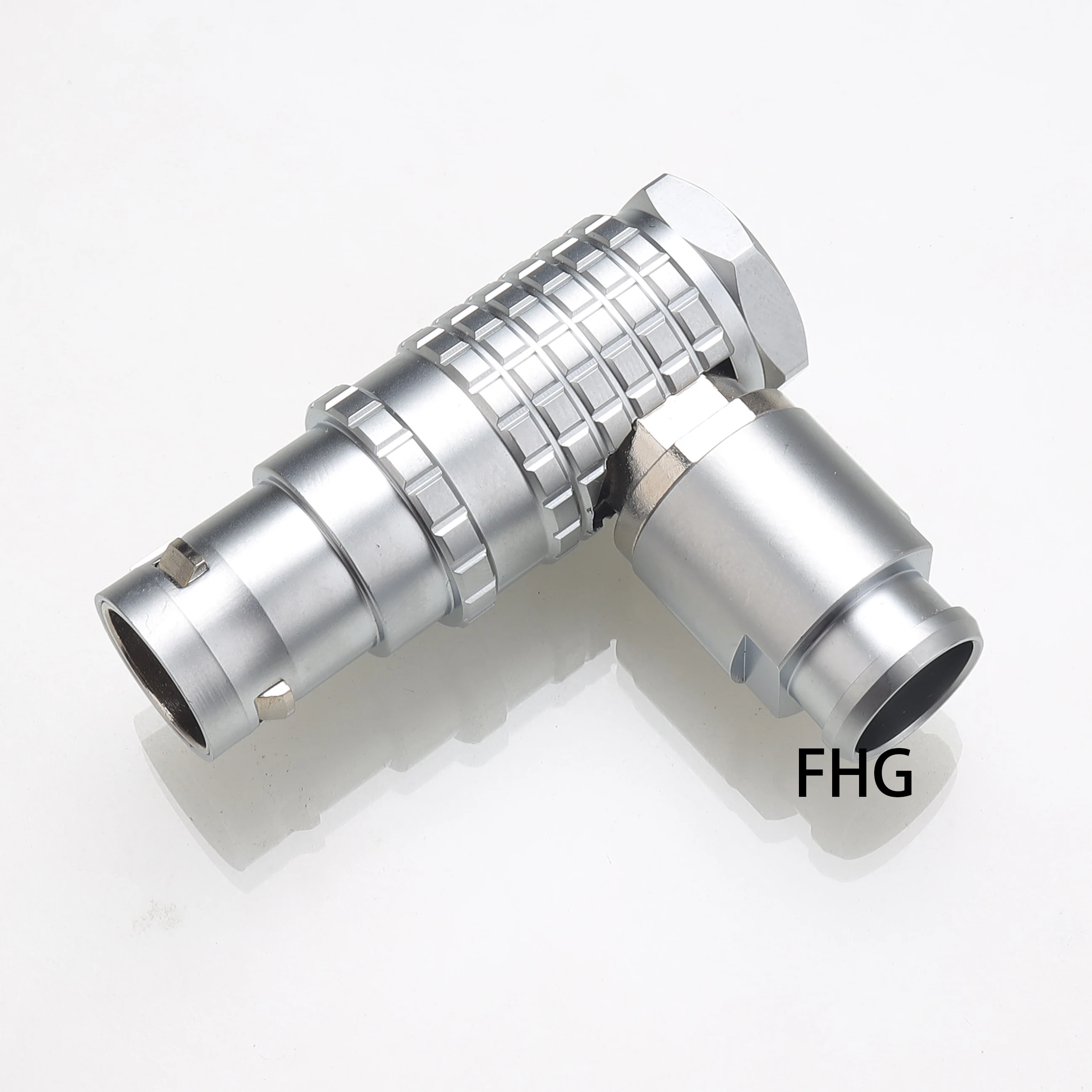 FHG 2p 3p 4p 5p 6p 7p 8p 10p 12p 14p 16p elbow 90°plug Metal aviation plug Push-pull self-locking connector