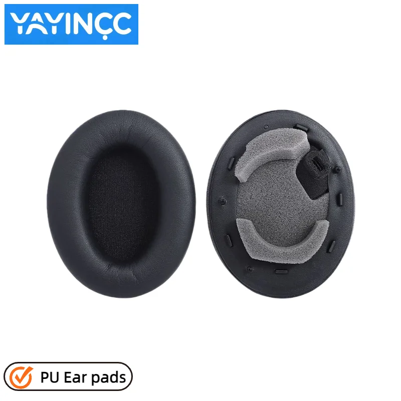 YAYINCC Ersatz-Ohrpolster zum Aufstecken/Protein-Skin-Memory-Schaumstoff-Ohrpolster für Sony WH-1000XM4 Headset Einfach zu installieren – Detail 6