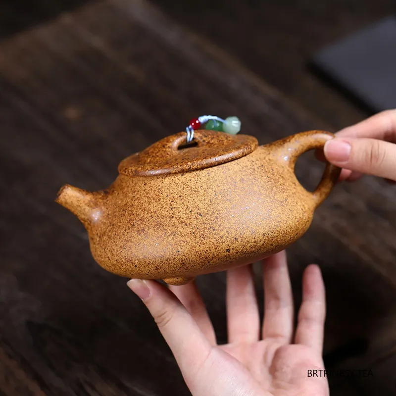 

340ml Chinese Yixing Purple Clay Teapot Ball Hole Filter Handmade Tea Pot Beauty Tea Infuser Kettle Household Zisha Tea Set
