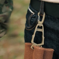 4pcs/pack Outdoor Camping Hiking Portable Plastic Glove Clip Tactical Plastic Carabiners