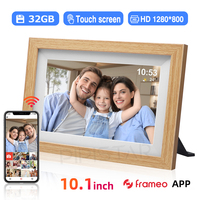 10.1-inch WiFi smart digital photo frame Frameo digital photo frame with high-definition IPS touch screen automatic rotation