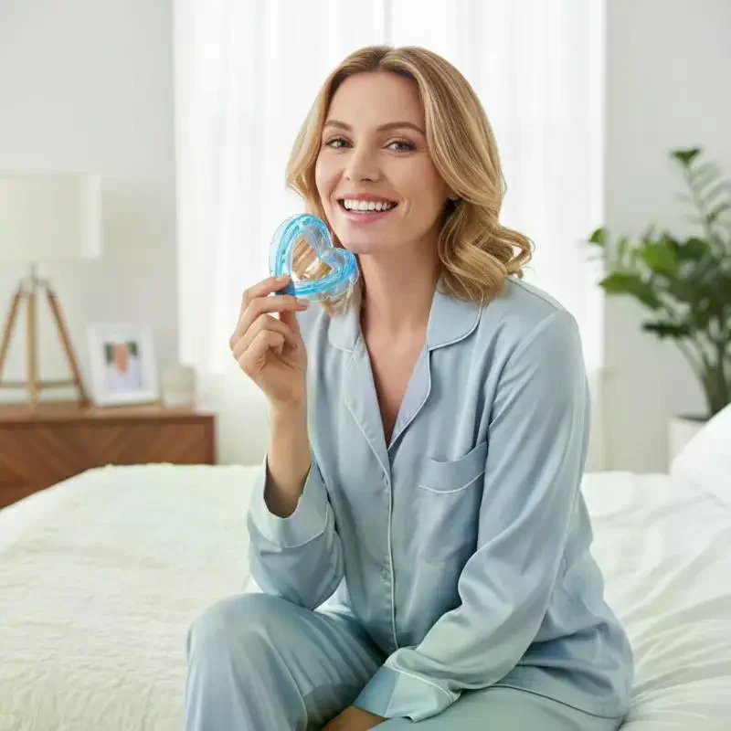 睡眠補助用歯ぎしり防止マウスガード、夜間の歯ぎしりやいびき対 - Dental Guard Night のレビューと価格