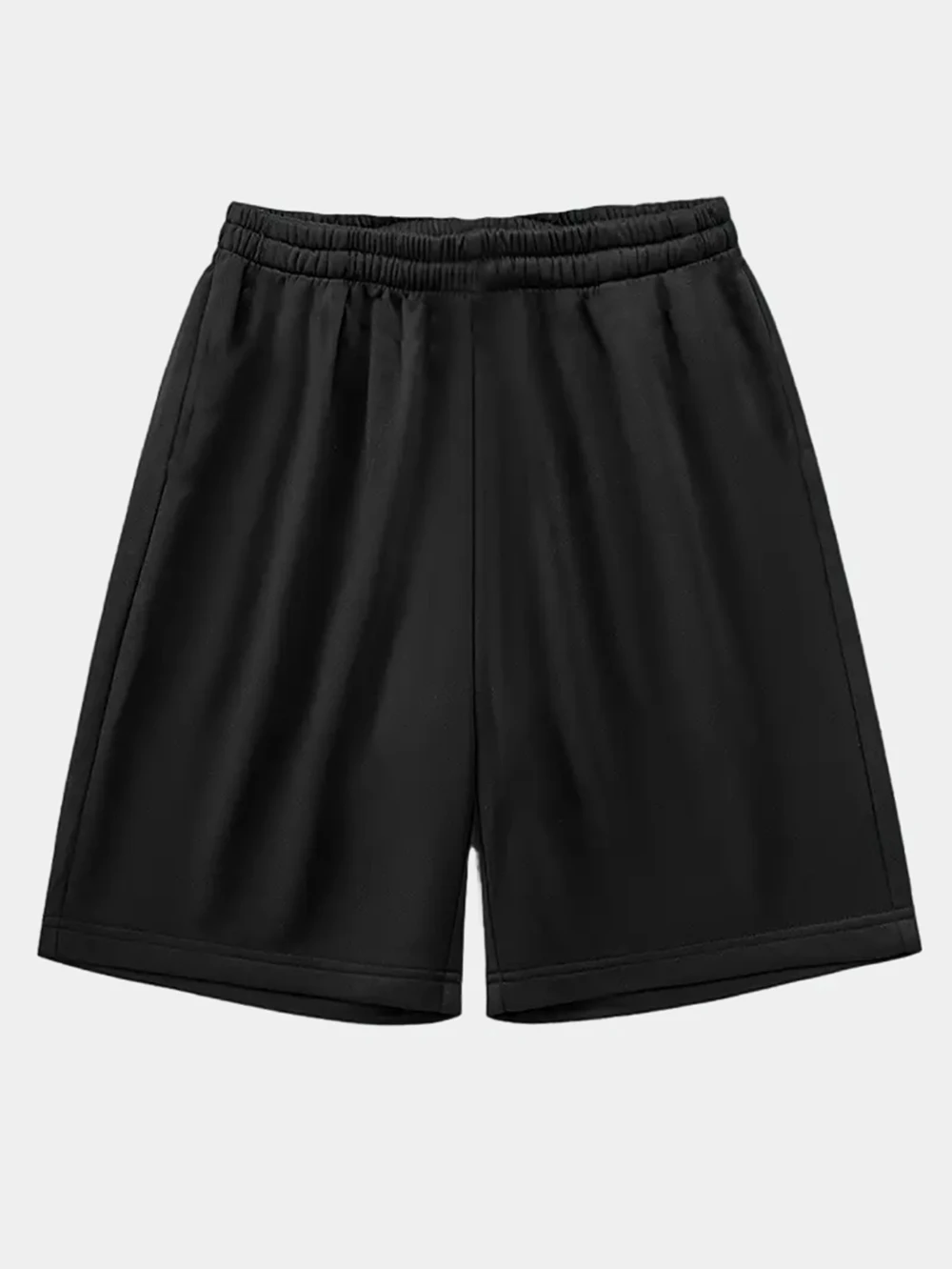 Shorts casuais pretos masculinos com padrão de manchas de sangue e estampa "Tonight is Night", estilo casual esportivo e confortável.