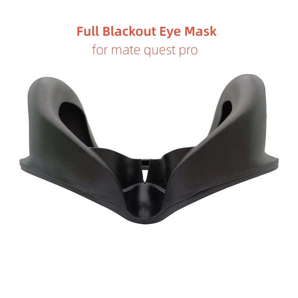 Eye Mask for mate quest pro Full Blackout Silicone Eye Mask with Magnetic Attachment VR Glasses Accessories