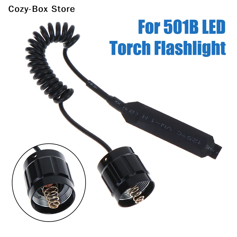 [ZY]Remote Pressure Button Switch Case Controller Flashlight Switch Fit For 501B LED Torch Flashlight[ZY]