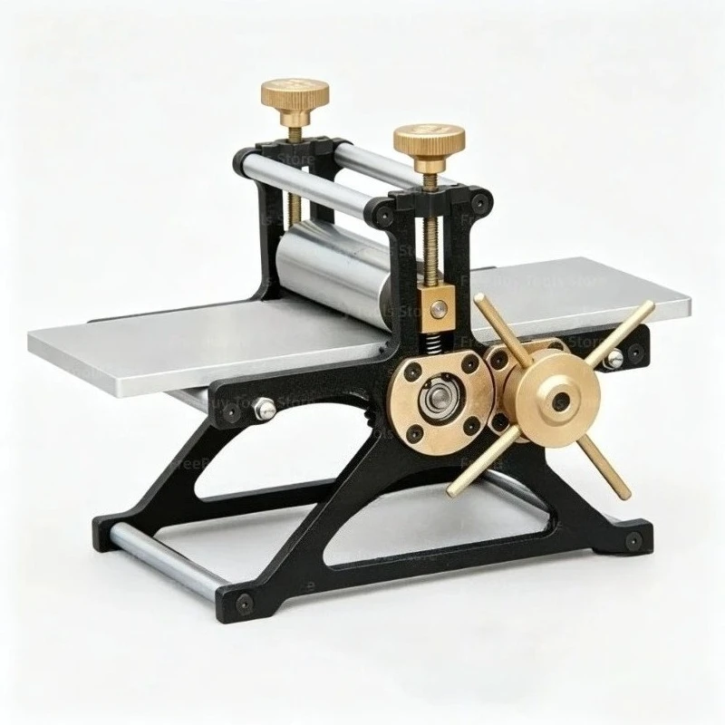 Mini Printing Press YJ-10 for Ex Libris & Relief Print, Small Etching Press for Block Printing, Desktop DIY Printing Machine