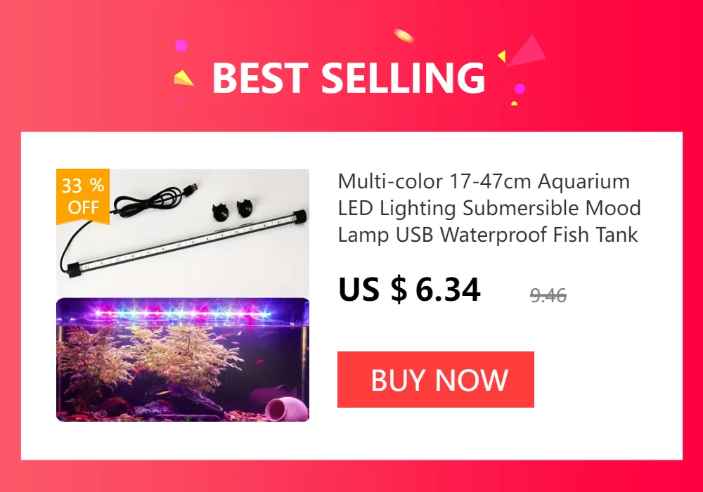 Adjustable 10W Betta Small Aquarium Heater Submersible Fish Tank Heater 5V/2A USB Powered Super Mini Digital Display Thermostat