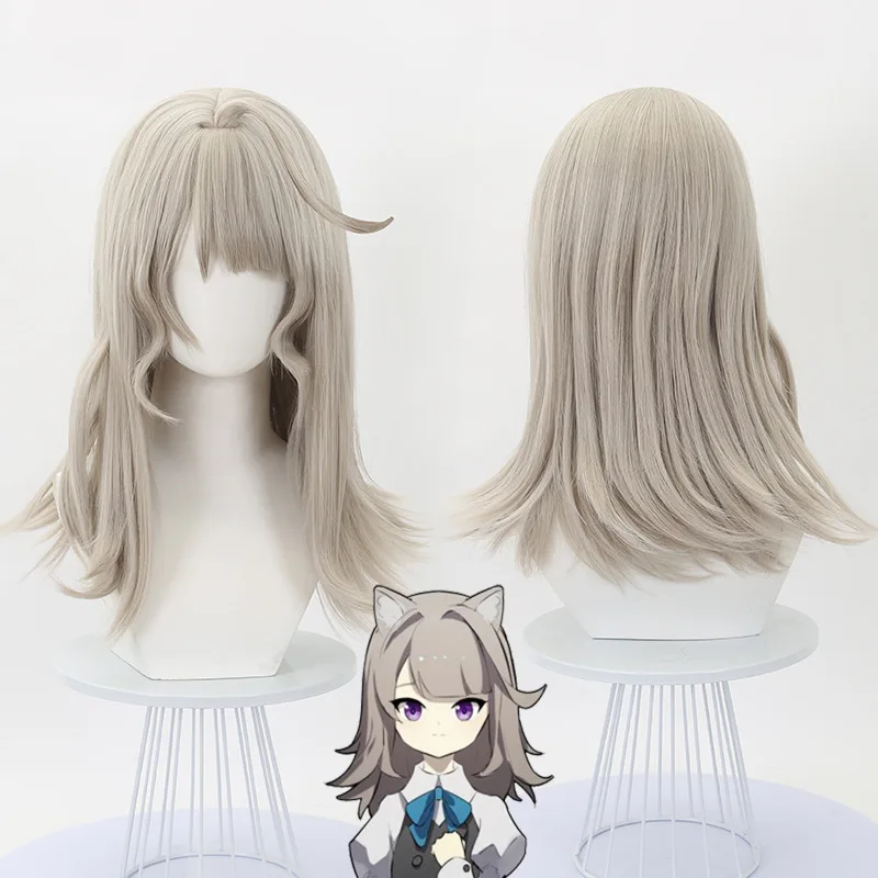 Lynette's Childhood Version Of Genshin Impact Style Cosplay Wig With Realistic Scalp Top For Kids