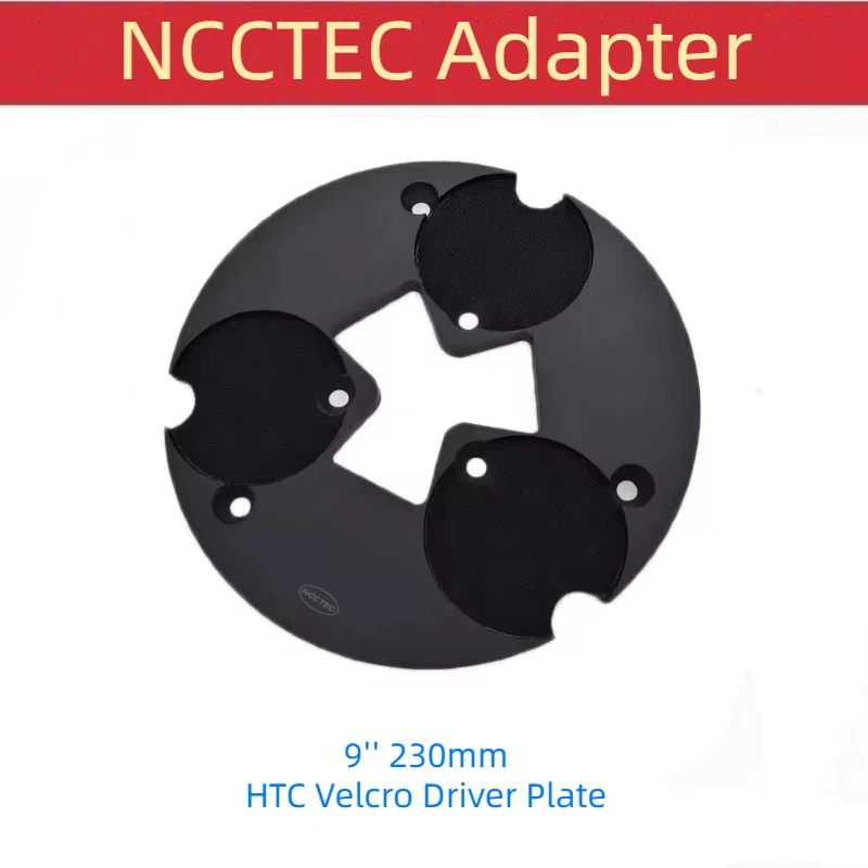 

9'' HTC Adapter Backer Driver Disc 230mm Quick Change Grinder Plate to Velcro Hook and Loop for Diamond Polishing Grinding Pads